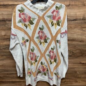 Hunters‎ Run vintage sweater L